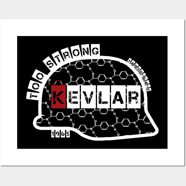 Kevlar polymer helmet reverse design Wall Art by Hammett_Linear_Correlation